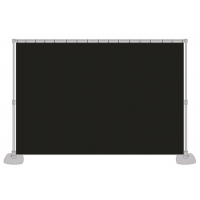 Backdrop 6 x 4 m black